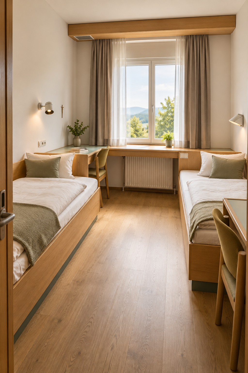 Zimmer im Bildungshaus Schloss Puchberg