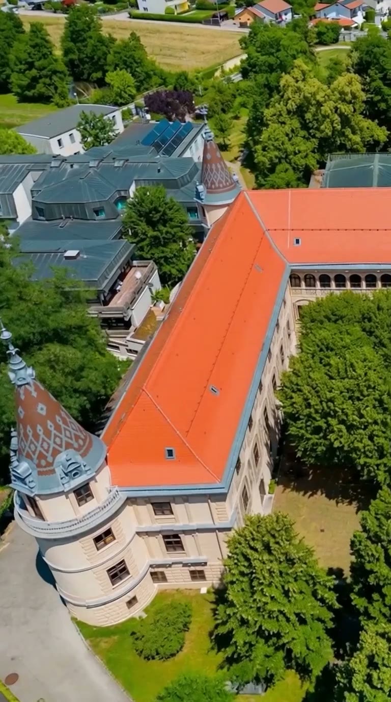 Schlossansicht im Abendlicht
